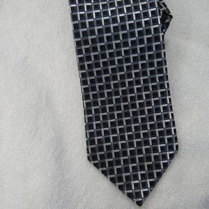 Geoffrey Beene 100% Silk Tie Geometric Necktie